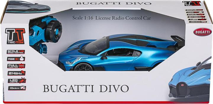 Produktbild Tec-Toy Bugatti Divo R/C 1:16, 2,4GHz, blue