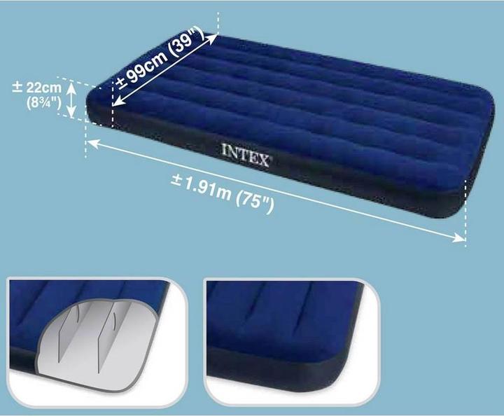 Actual product image Intex Downy Twin (100 x 190 cm)