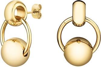 Rosefield - Decent Gold Plated Chunky Roll Earrings JECEG-J894
