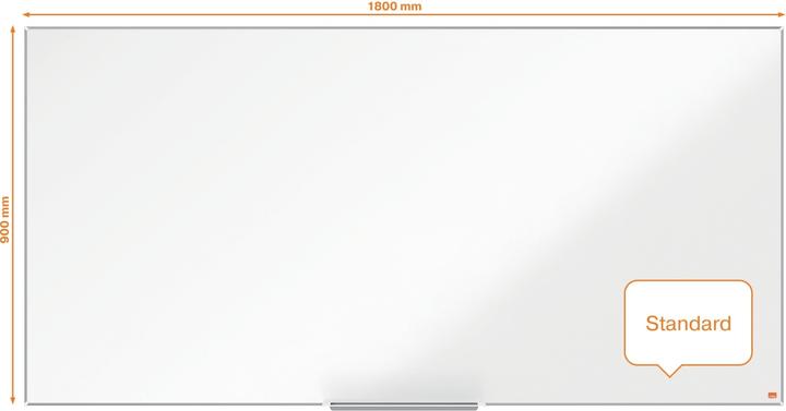 Actual product image Leitz Nano Clean™ PRO whiteboard, steel, painted, WxH 1800 x 900 mm. (180 x 90 cm)