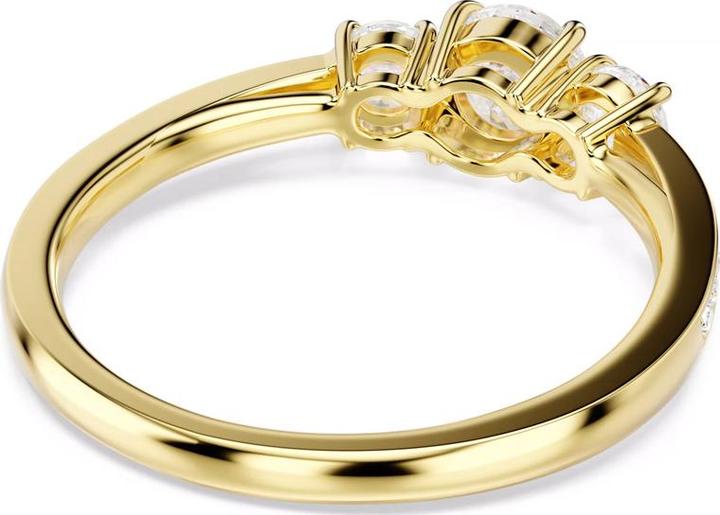 Immagine prodotto Swarovski Stilla Attract Ring Rundschliff Weiss Goldlegierungsschicht (55)