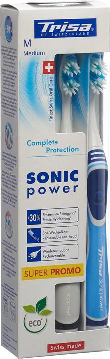 Trisa Sonicpower Akku Complete Protection medium DUO (Mittel, 1 x)