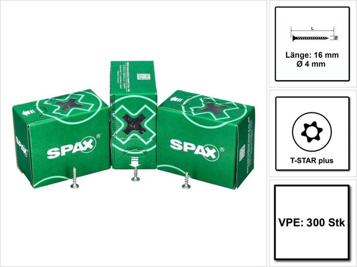 Image du produit Spax Vis pour dos d'armoire (300 Vis par pièce)