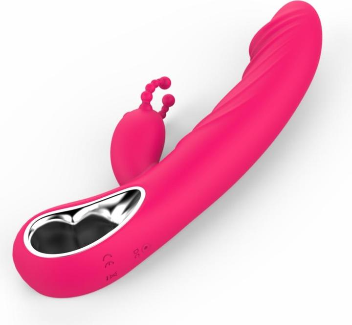 Erolab Cheeky Bunny G-spot and Clitoral Massager Rose Pink (ZYCP01r)