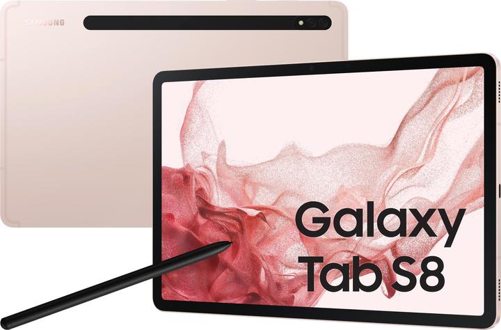 Actual product image Samsung Galaxy Tab S8 (WLAN only, 11", 128 GB, Pink Gold)