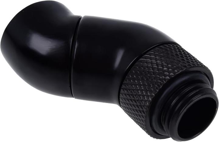 Produktbild Alphacool Eiszapfen Winkeladapter Doppel-45° drehbar G1/4 AG auf G1/4 IG