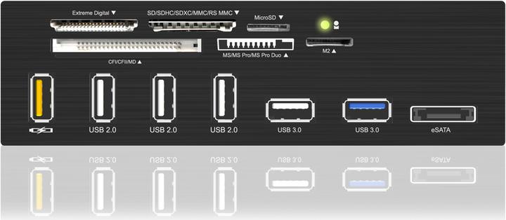 Produktbild Icy Box Card reader 5.25 IB-867-B (4-Pin Molex)