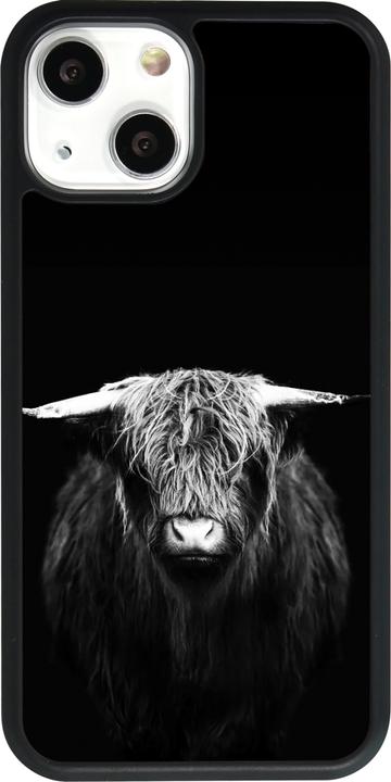 Image du produit PhoneLook Coque Silicone rigide noir Highland calf black (Apple iPhone 13 mini)