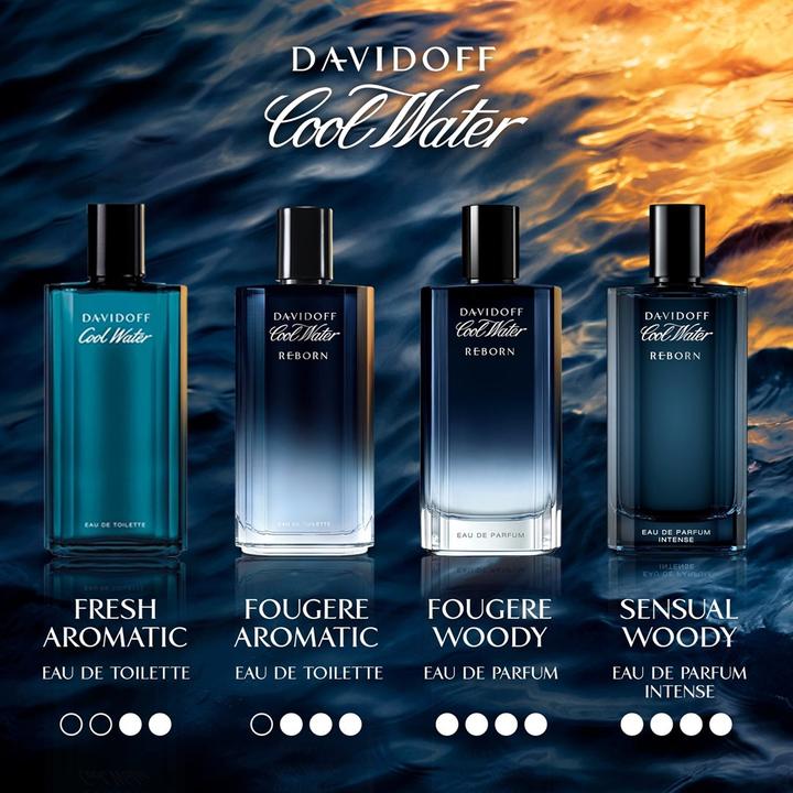 Actual product image Davidoff Cool Water Reborn Intense for (Eau de parfum, 50 ml)