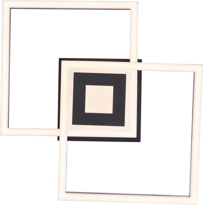 Actual product image Brilliant BRE-Light Bray LED Ceiling Light 40x40cm Black Metal/Plastic 22 W LED in (2900 lm)