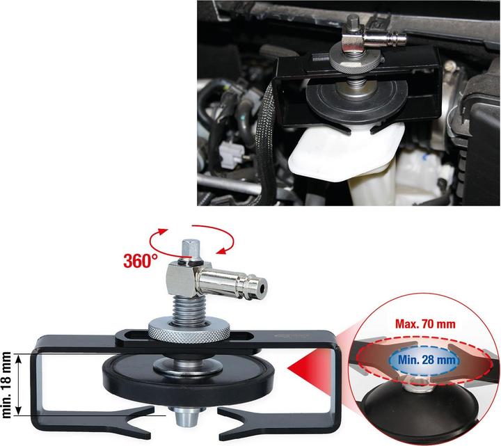 Produktbild KS Tools Universal-Entlüfterstutzen-Adapter