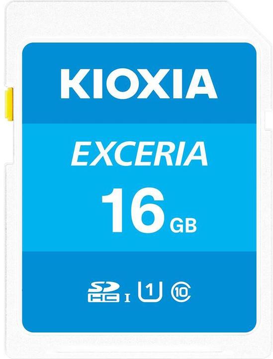 Image du produit Kioxia Exceria SDHC 16GB Class 10 UHS-1 (16 Go, SDHC, U1, UHS-I)