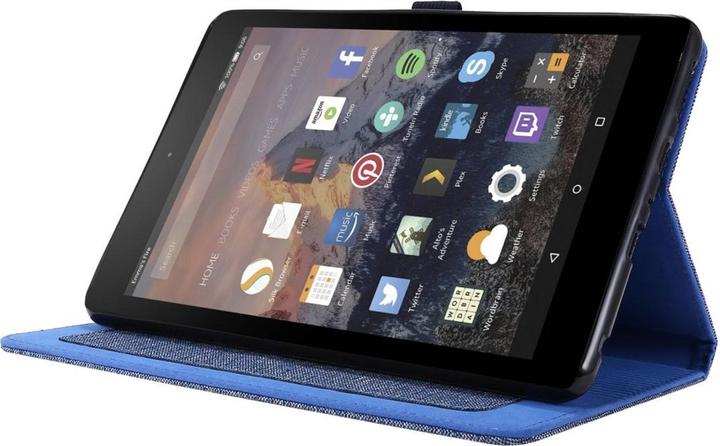 Produktbild König Design Schutz Hülle für Amazon Fire HD 8 (2020) Smart Cover Case Etui Tablet Tasche Neu (Fire HD 8 (2020))