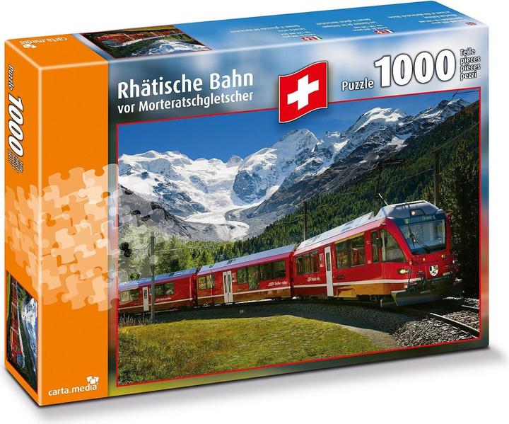 Produktbild Rhätische Bahn, vor Morteratsch Gletscher (1000 Teile)