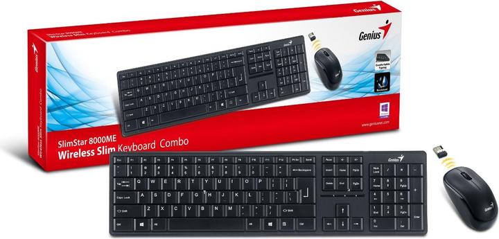 Actual product image Genius SlimStar 8000 ME (US, Wireless)