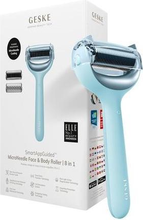Actual product image Geske Smartappguided Microneedle Face & Body Roller 8 in 1
