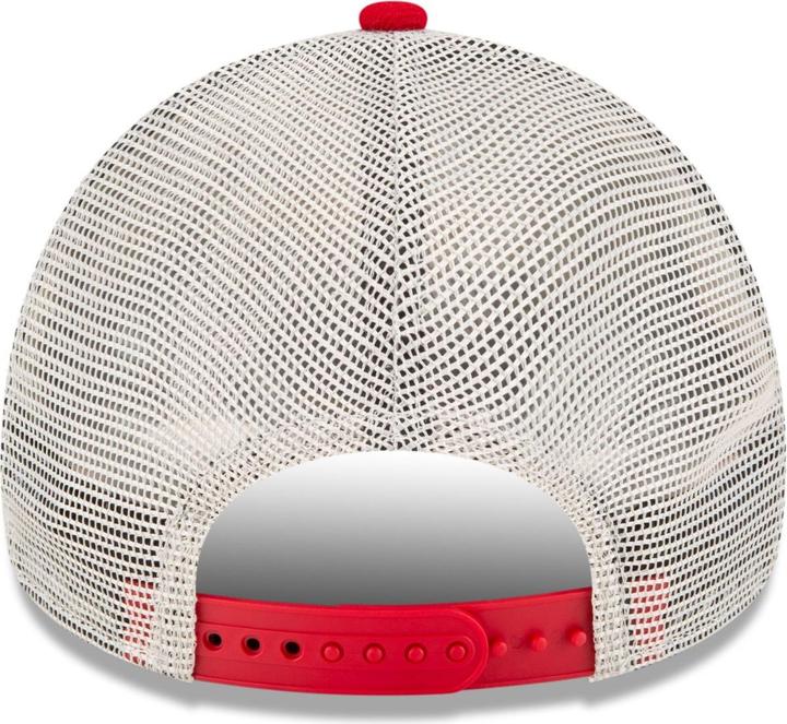 Actual product image New Era A-Frame Snapback Trucker Cap - Red Bull Racing Beige