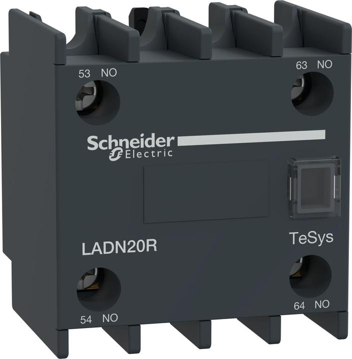 Immagine prodotto Schneider Blocco contatti ausiliari, TeSys Deca, 2NO, terminali a vite LADN20R