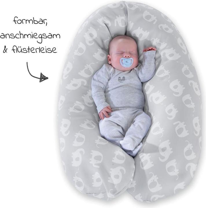 Produktbild Theraline Stillkissen "Das Komfort" mit Microperlenfüllung inkl. Bezug 180 cm (34 cm)
