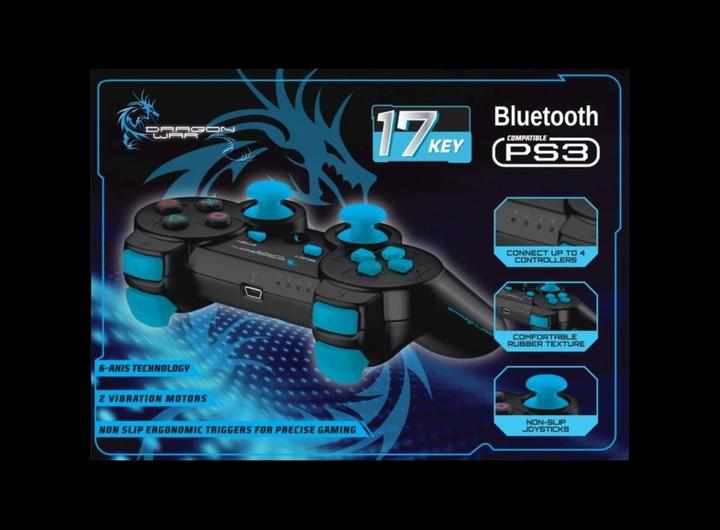 Actual product image Dragon War Dragon Shock Bluetooth PS3 Controller (PS3)
