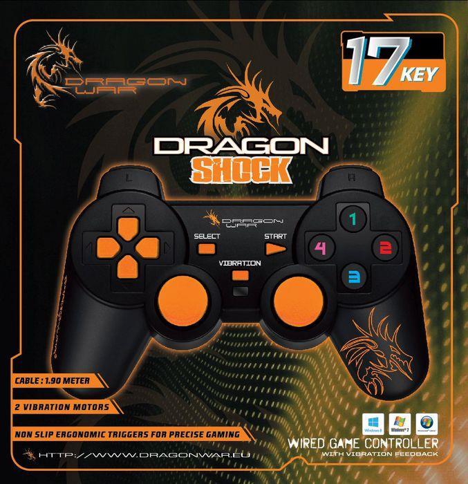 Actual product image Dragon War Dragon Shock Wired PC Controller (PC)
