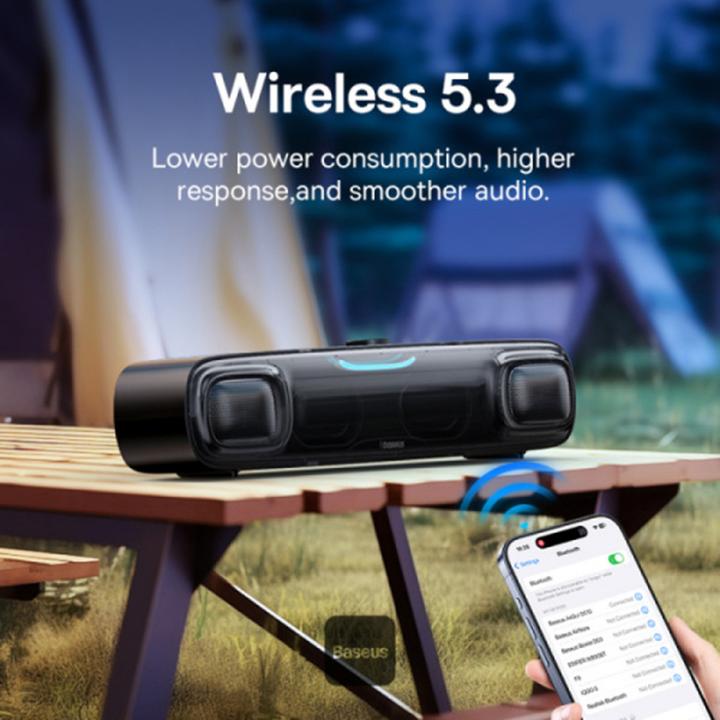 Actual product image Baseus Mini Soundbar AeQur DS10 (black) (20 W)
