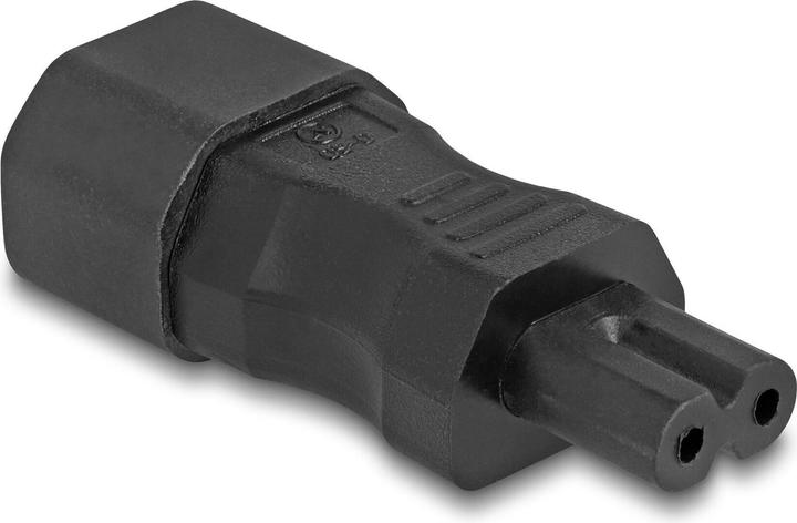 Actual product image Delock Mains adapter IEC 60320 - C14 to C7, plug / socket, 2.5 A, straight (C14, C7, C14)