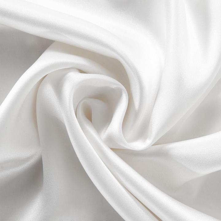 Produktbild Ailoria BEAUTY SLEEP SET Silk Zipper Pillowcase (40x80) (white) with eye mask (Kopfkissenbezug, 40 x 80 cm)