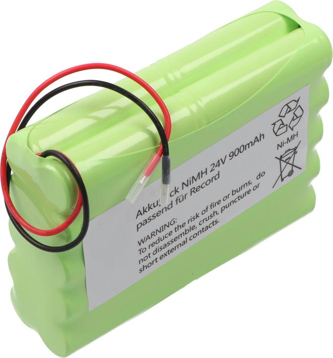 Produktbild XCell Akku für Türsteuerung NiMH 24V 900mAh passend für Record (1 Stk., 900 mAh)