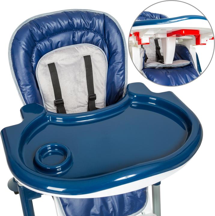 Actual product image tectake High chair with wheels