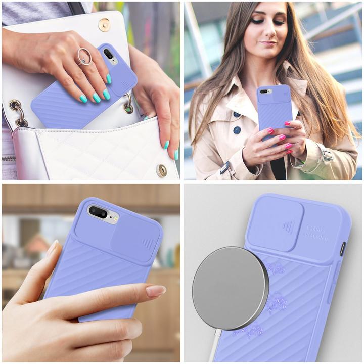 Produktbild Cadorabo TPU Cover mit Kamera Schutz (Apple iPhone 7 Plus, Apple iPhone 7s Plus)