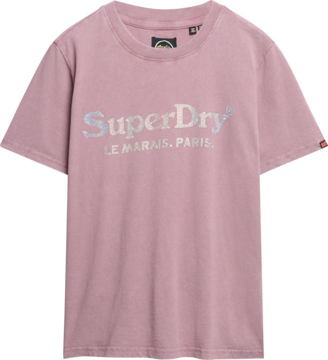 Actual product image Superdry Venue Metallic Relaxed Tee (10)