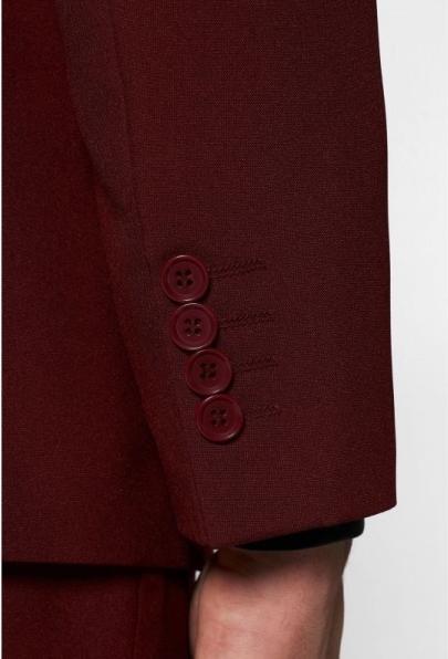 Actual product image OppoSuits Blazing Burgundy (46)