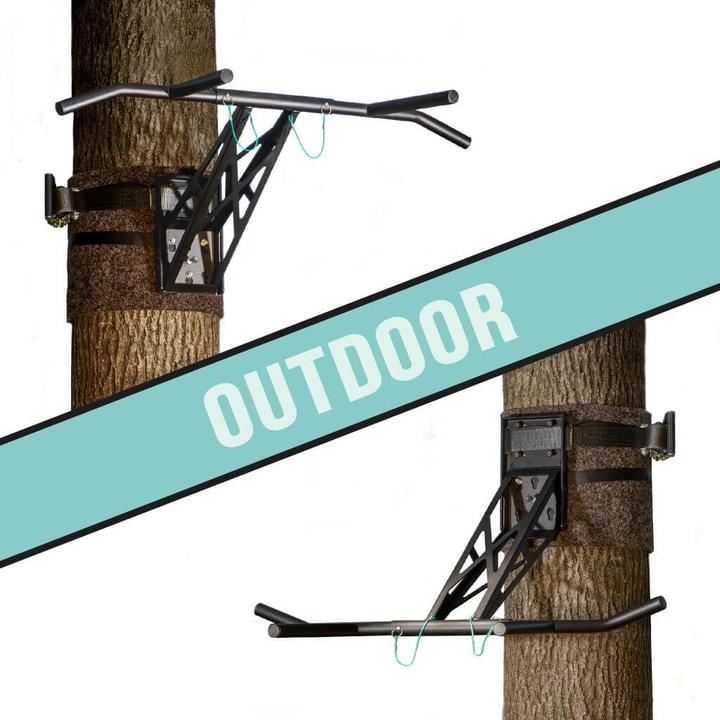 Actual product image Pullup & Dip Mobile Klimmzugstange und Dip-Stange für outdoor Training, über 35 Übungen, weltweit einzigartig