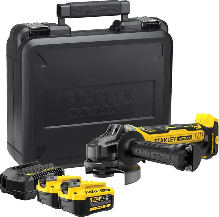 Stanley ST-WINKELSCHLEIFER V20 2x4.0Ah 125mm SFMCG700M2K (125 mm)