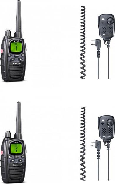 Immagine prodotto Midland G7 Pro Radio singola PMR + LPD a 16 canali (10 km)