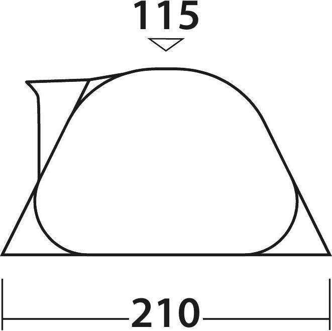Produktbild Easy Camp Wurfzelt Flameball 300, 3 Personen (Wurfzelt, 3.10 kg, 3 Personen)