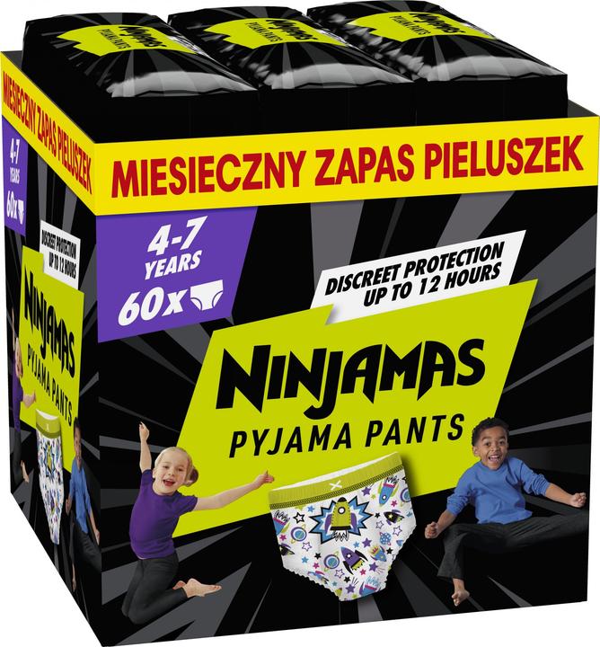 Produktbild Pampers Ninjamas (Gr. M, Monatsbox, 60 Stück)