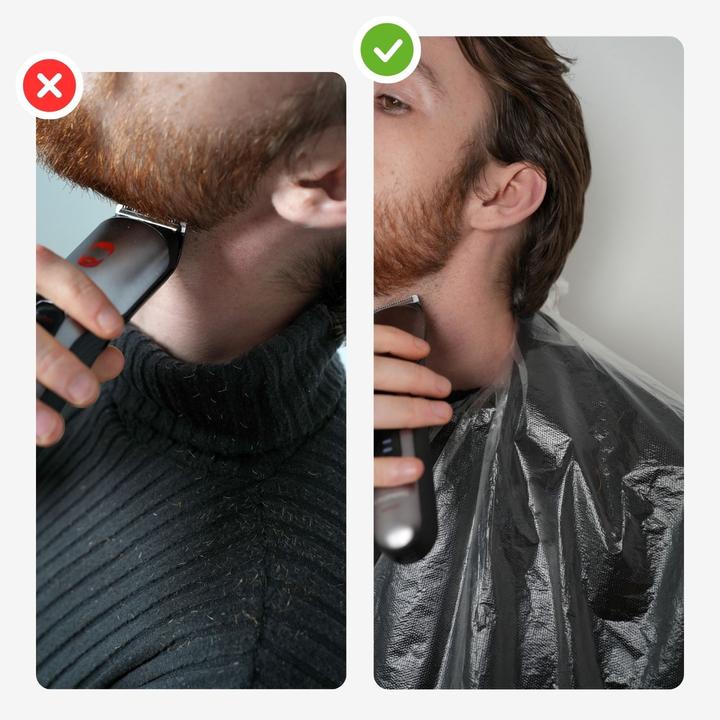 Immagine prodotto Hermex Grembiule da parrucchiere 100 pezzi grembiule da taglio per capelli grembiule da colorazione