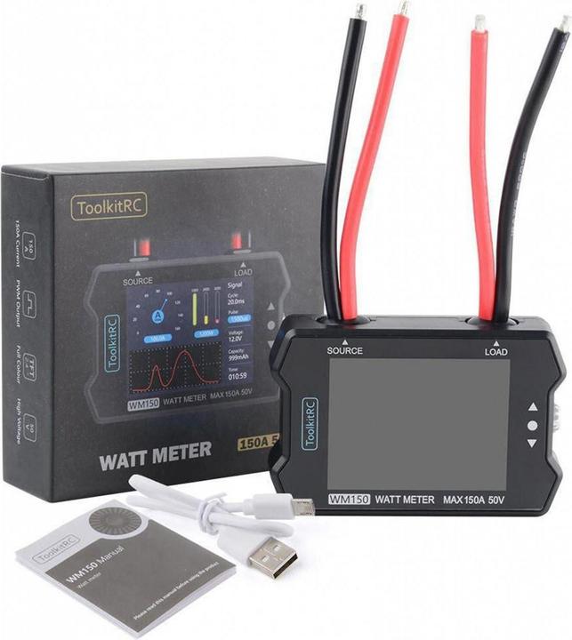 Immagine prodotto Toolkitrc Tester per batterie WM150 Advanced Watt & Power Meter