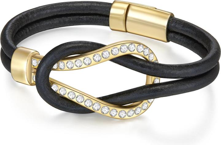Lulu & Jane Echtleder Glas schwarz 19,0 cm - 33558 (19 cm, Echtleder)