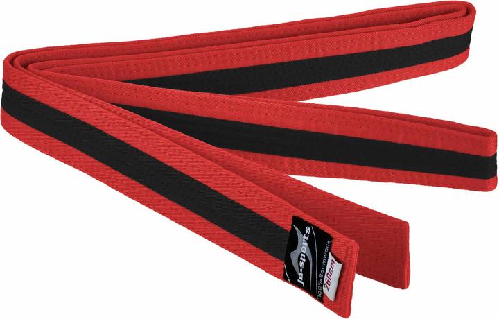 Ju-Sports Budogürtel rot/schwarz/rot