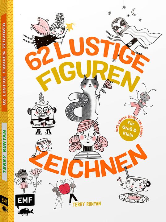 Produktbild 62 lustige Figuren zeichnen – Für Gross und Klein!
