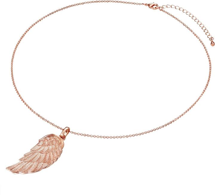 Immagine prodotto Rafaela Donata Donna ali d'angelo ottone oro rosa 50,0 cm di catena base + 7,0 cm di prolunga - 11942 (Ottone)