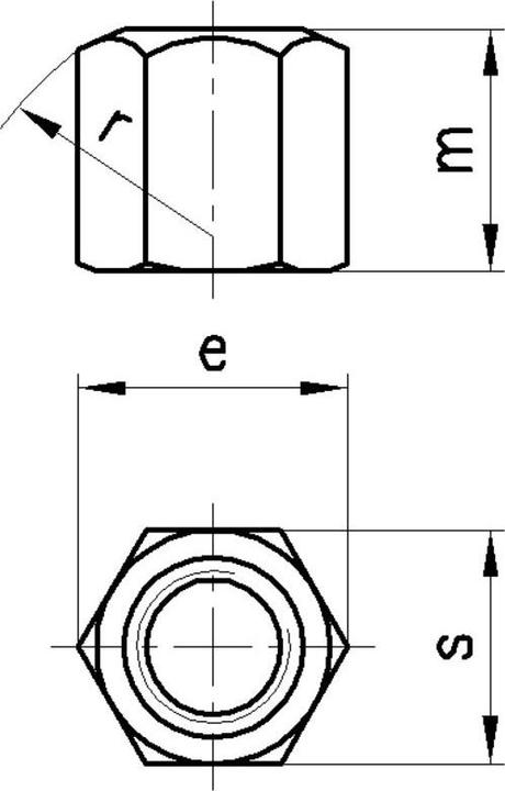 Produktbild Amf Sechskantmutter (M10)