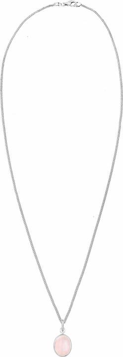 Immagine prodotto Elli mit Rosenquarz Anhänger (Argento, 45 cm)