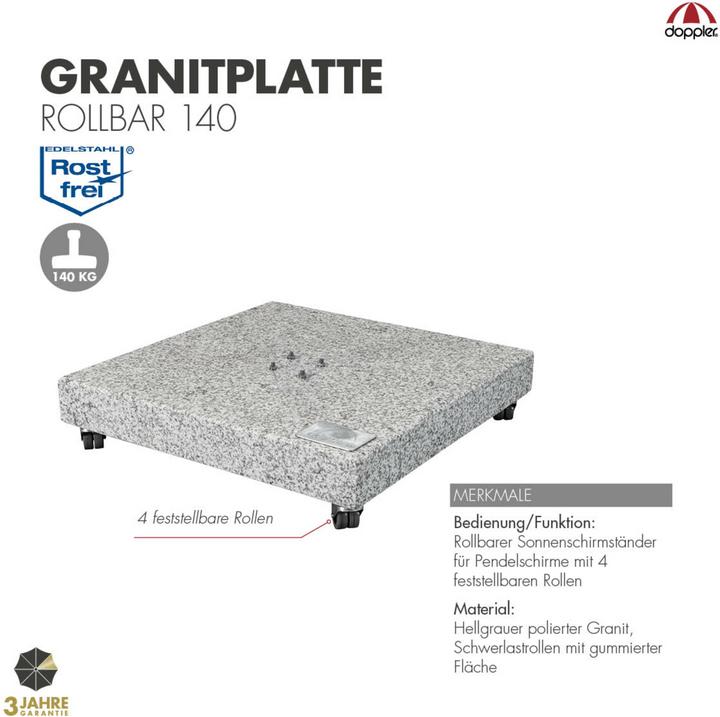 Produktbild Doppler Granit Grundplatte
