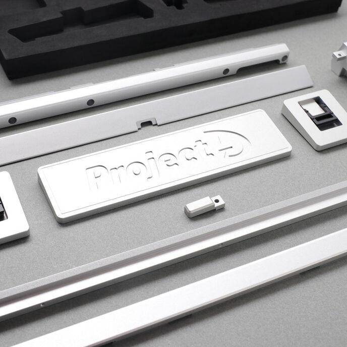 Produktbild Ducky Outlaw 65 Gaming Tastatur, Barebone - silber (ANSI) (US, Kabelgebunden)