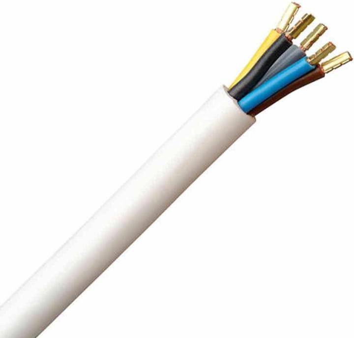 Produktbild Kopp Herdanschlussleitung H05VV-F 5Gx2,5mm², 5-adrig, 2m im Polybeutel, Farbe: weiss