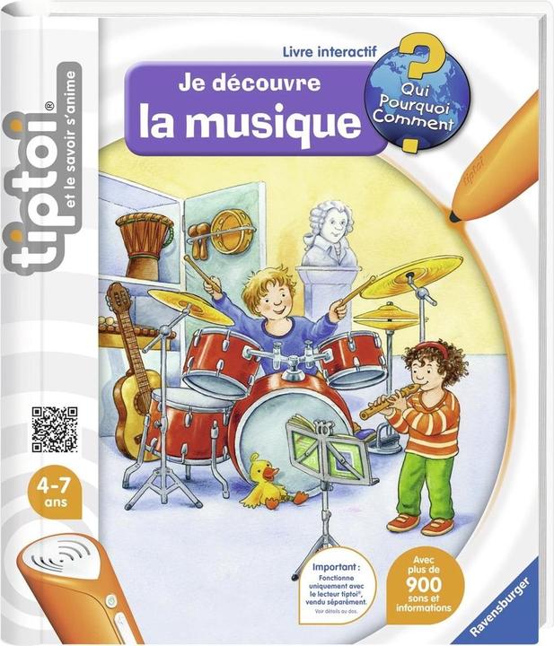Image du produit tiptoi Je découvre la musique (Français, Collectif, 2015)